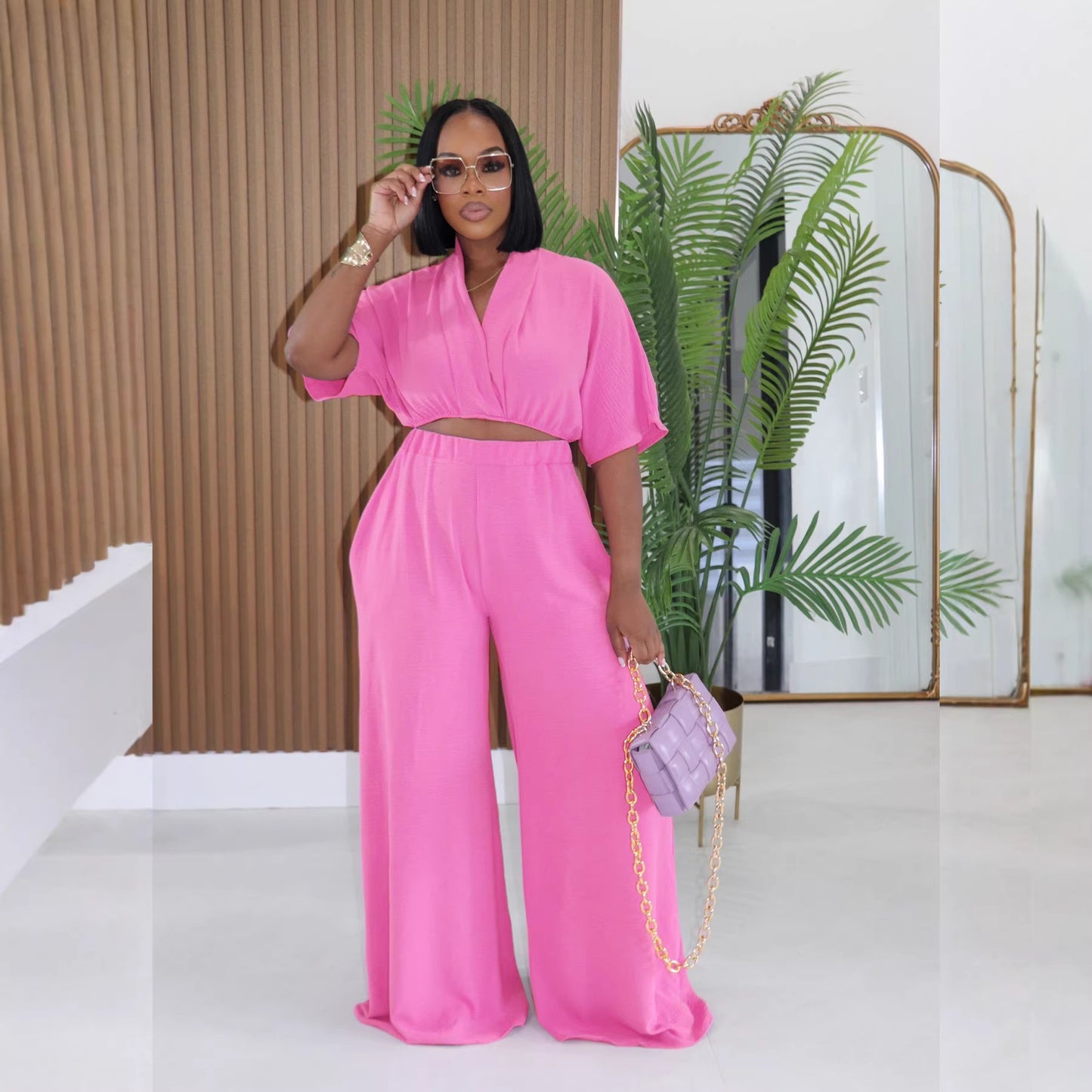 Nala Wide-Leg Pants Set