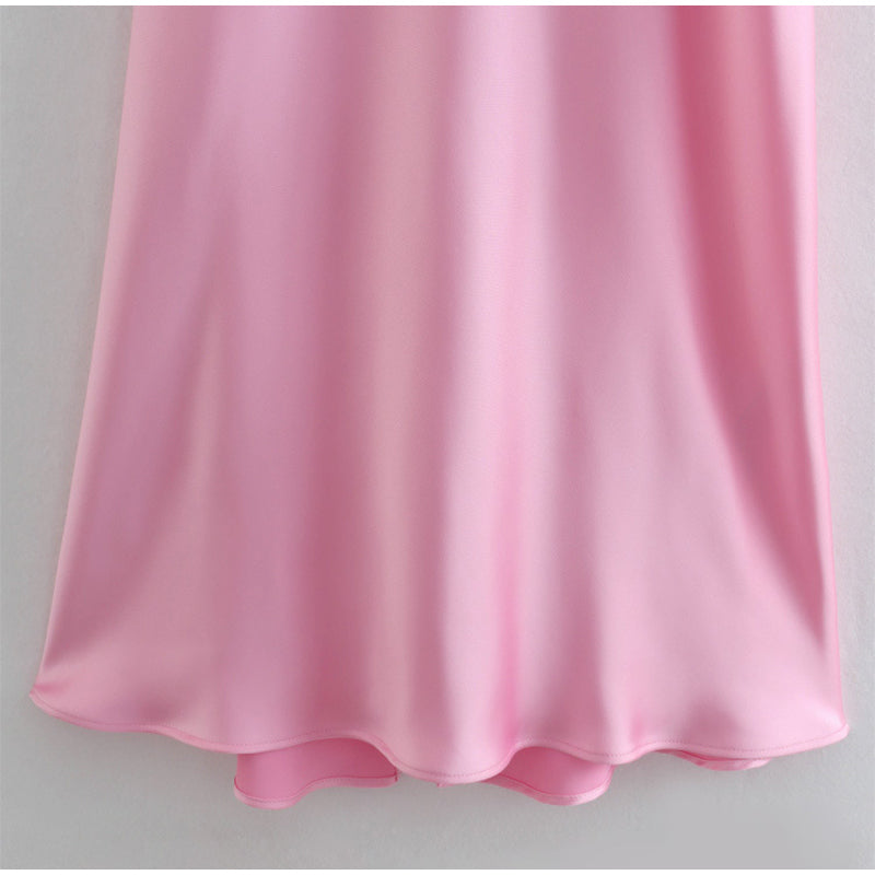 Lisa Satin Maxi Dress