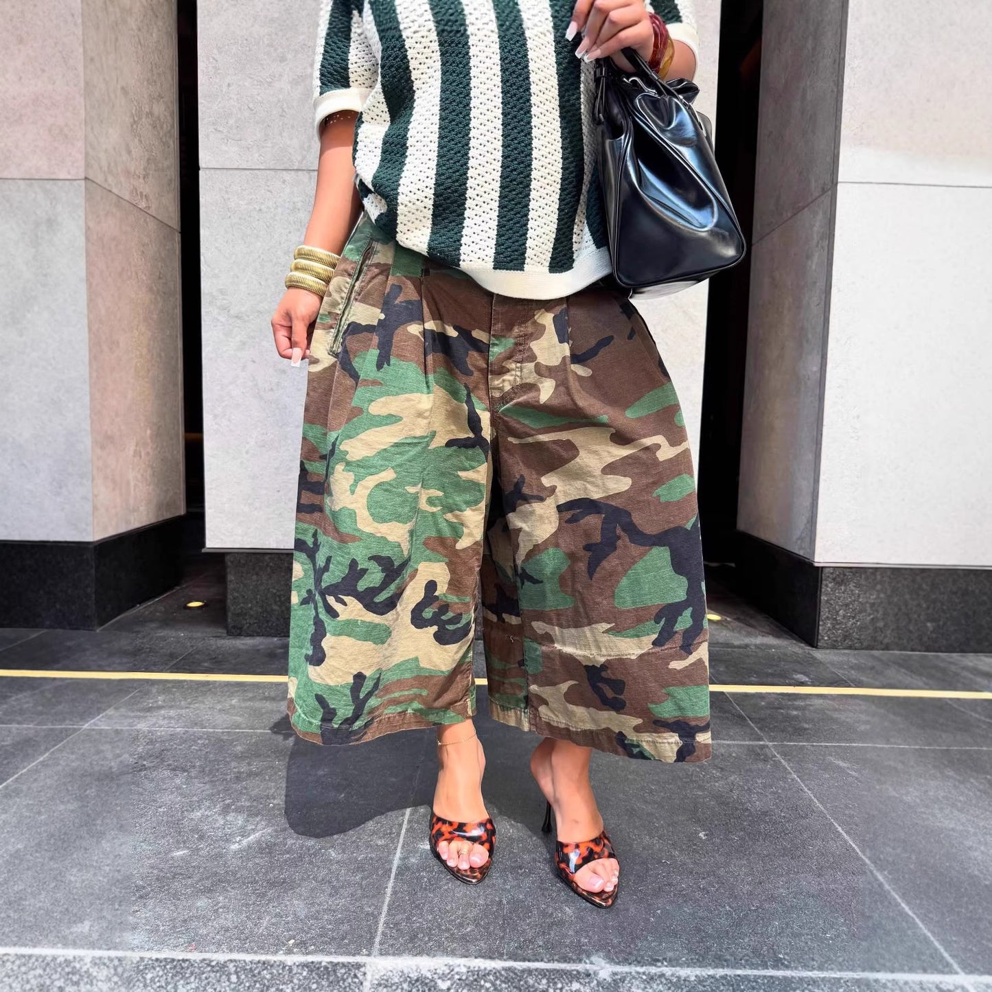 Kyle Wide-Leg Cargo Pants