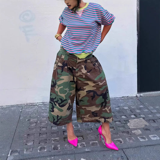 Kyle Wide-Leg Cargo Pants