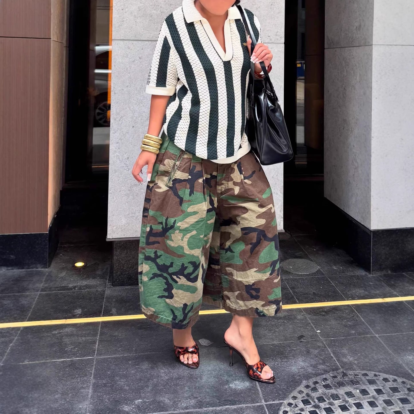 Kyle Wide-Leg Cargo Pants