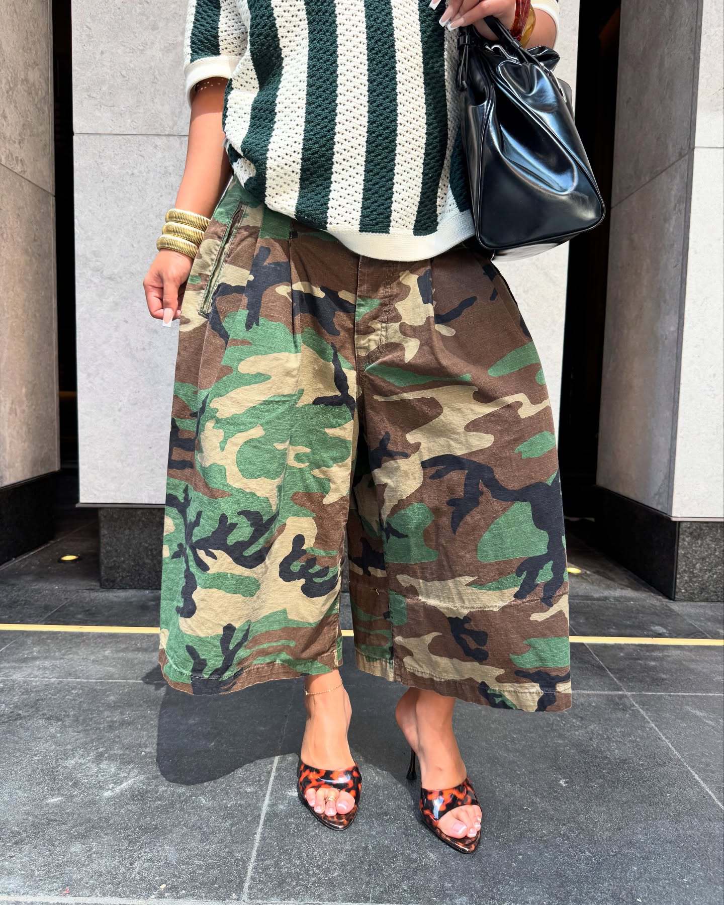 Kyle Wide-Leg Cargo Pants