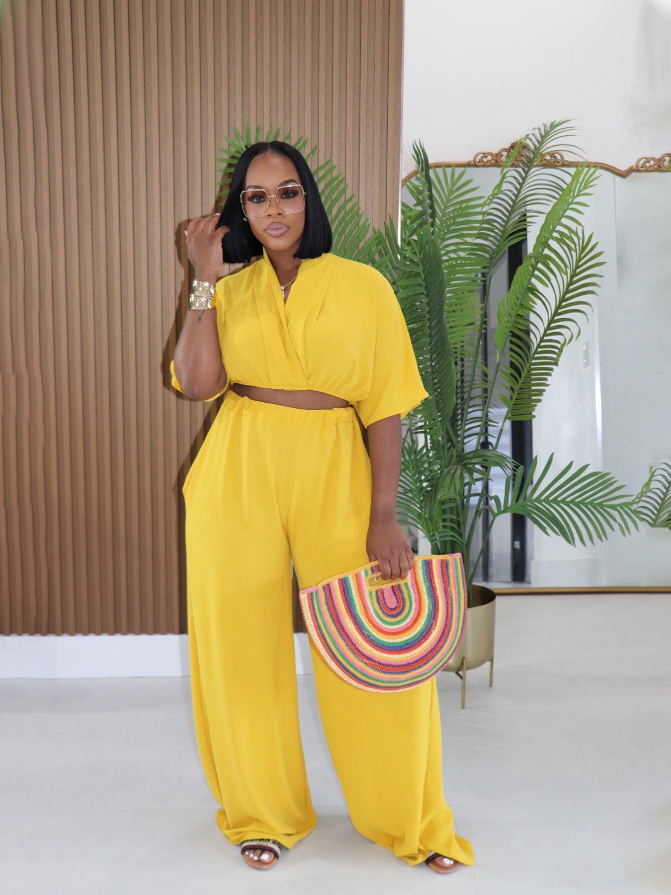 Nala Wide-Leg Pants Set